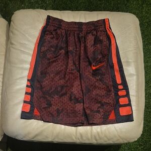 Nike Black and Red Camoflaug Shorts